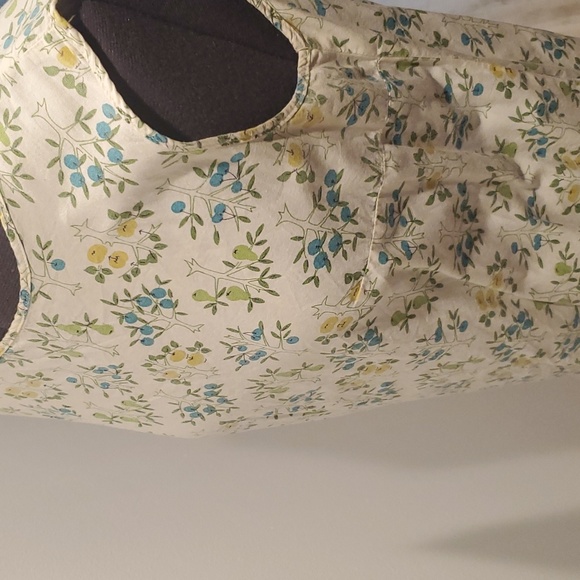 Vintage Shift Dress Apple Tree Print - Picture 7 of 7
